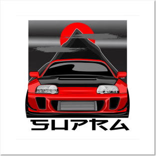 Toyota Supra jdm Art Posters and Art